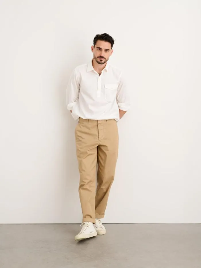 Alex Mill Shirts Popover Shirt In Cotton Twill White 8211 Men