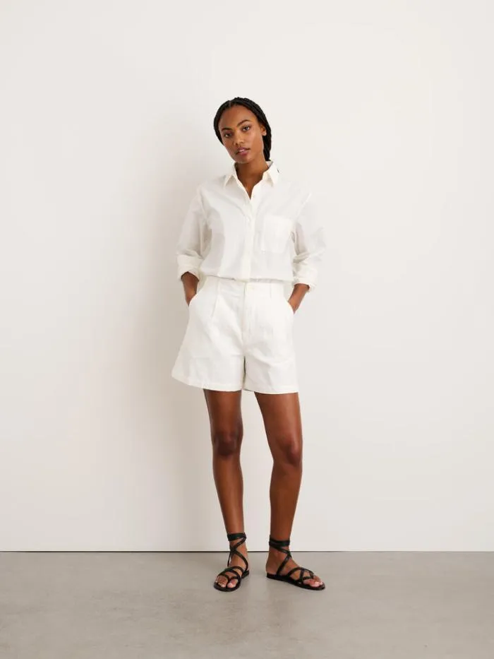 Alex Mill Shirts Tops DoubleButton Shirt In Paper Poplin 8211 Women