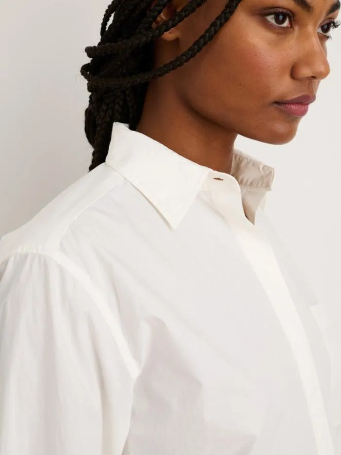 Alex Mill Shirts Tops DoubleButton Shirt In Paper Poplin 8211 Women