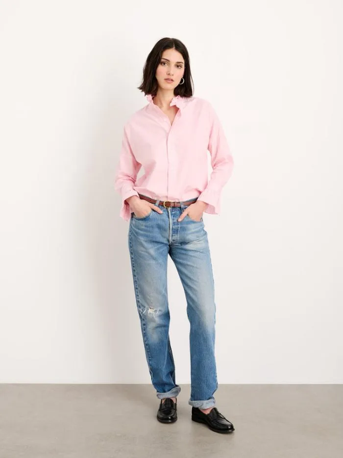 Alex Mill Shirts Tops Easy Ruffle Shirt In Cotton 8211 Women