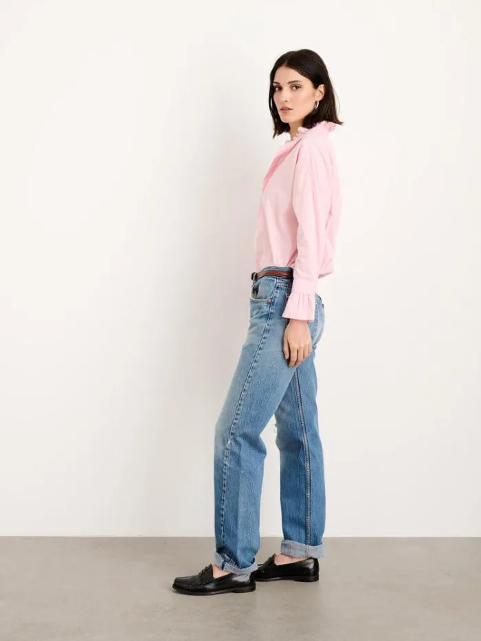 Alex Mill Shirts Tops Easy Ruffle Shirt In Cotton 8211 Women