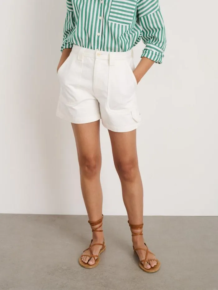 Alex Mill Shorts Phoebe Shorts In Recycled Denim White 8211 Women