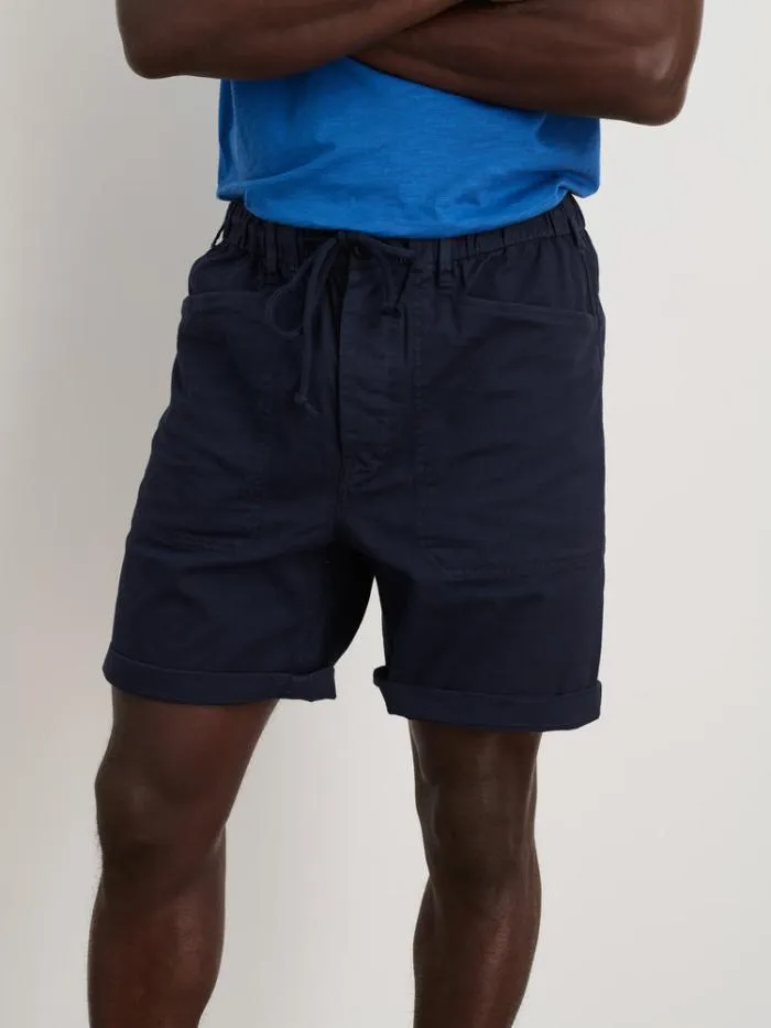 Alex Mill Shorts PullOn Button Fly Shorts Dark Navy 8211 Men