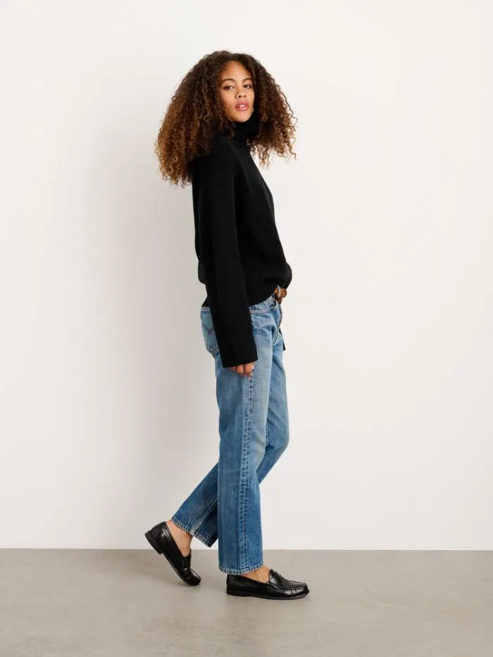 Alex Mill Sweaters Betty Turtleneck In Wool Black 8211 Women