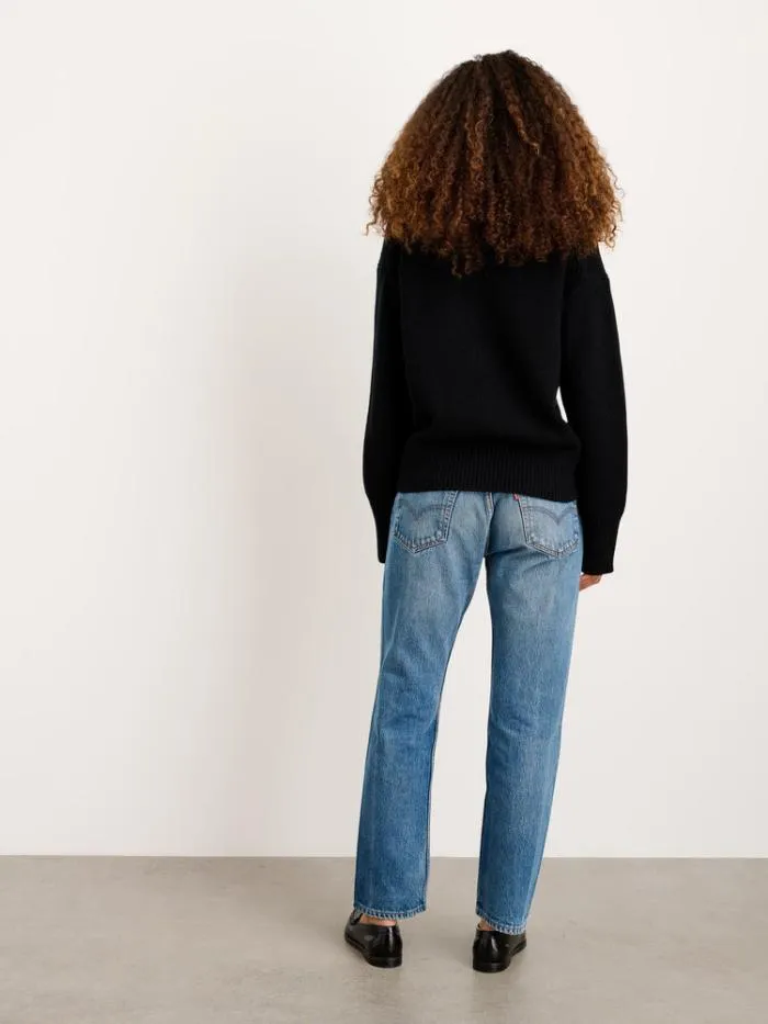 Alex Mill Sweaters Betty Turtleneck In Wool Black 8211 Women