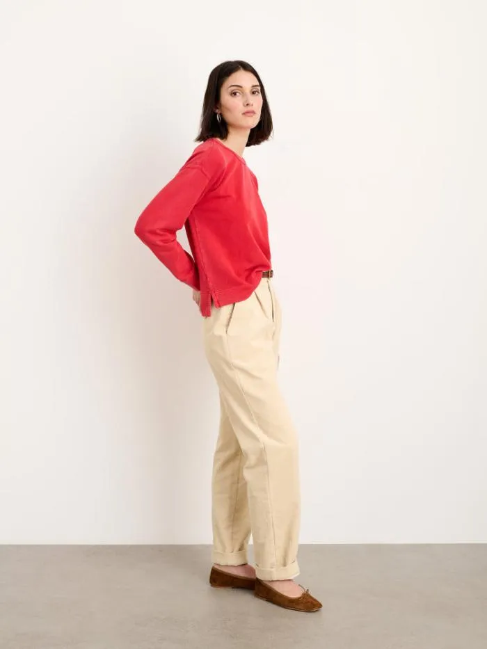 Alex Mill Sweaters Frankie Sweatshirt In Vintage Wash Cardinal 8211 Women Alex Mill Sweaters Frankie Sweatshirt In Vintage Wash Cardinal 8211 Women