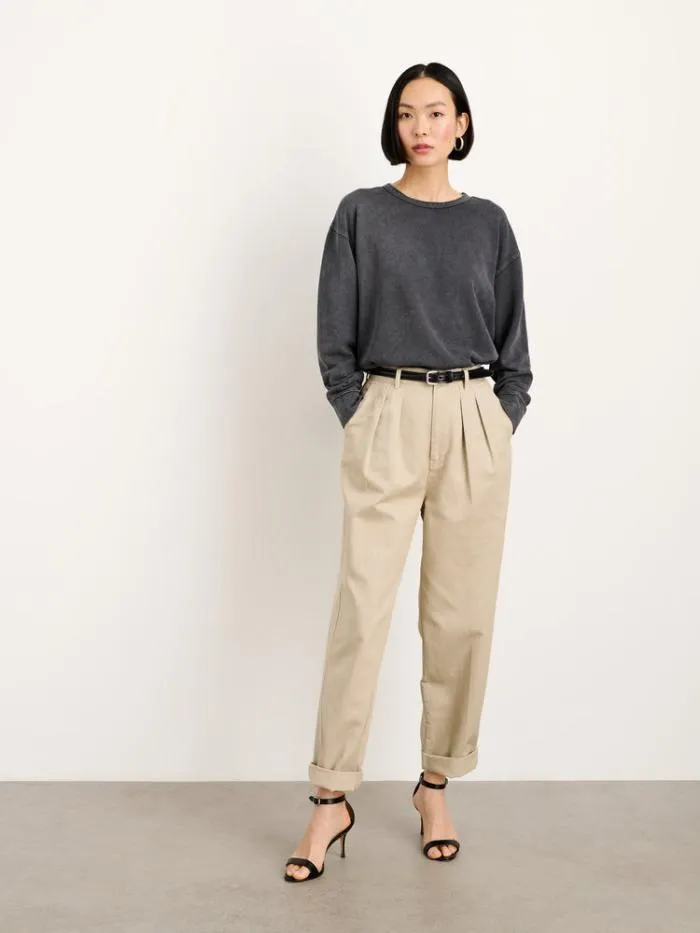 Alex Mill Sweaters Frankie Sweatshirt In Vintage Wash Washed Black 8211 Women