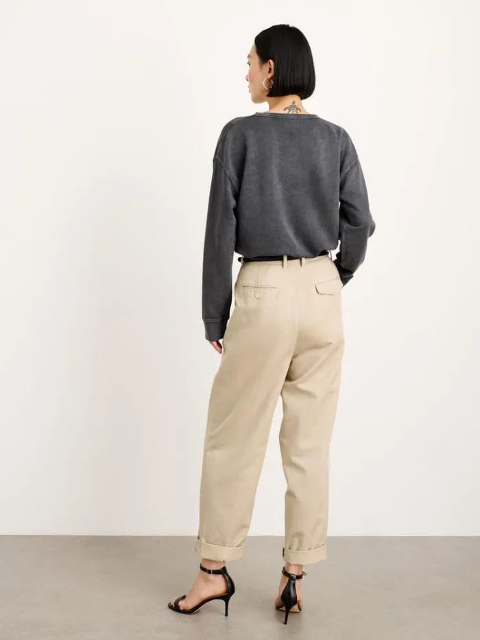 Alex Mill Sweaters Frankie Sweatshirt In Vintage Wash Washed Black 8211 Women