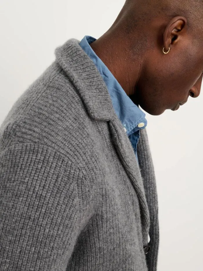Alex Mill Sweaters Sweatshirts Mitchell Cardigan In Washed Cashmere Heather Pewter 8211 Men