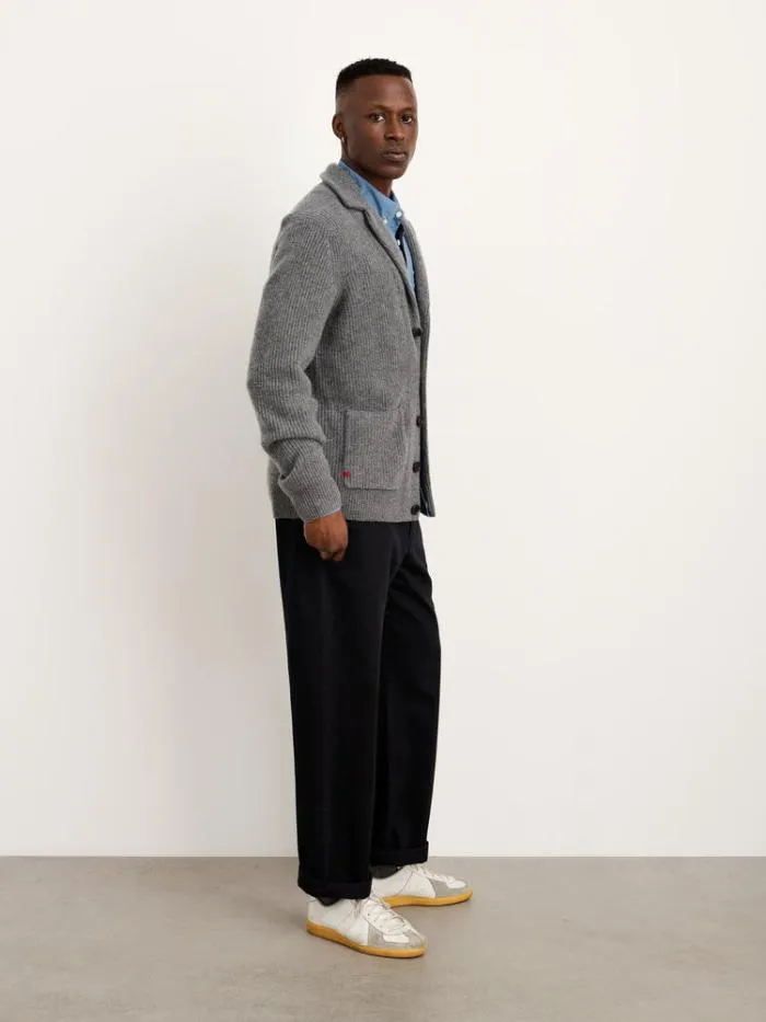 Alex Mill Sweaters Sweatshirts Mitchell Cardigan In Washed Cashmere Heather Pewter 8211 Men