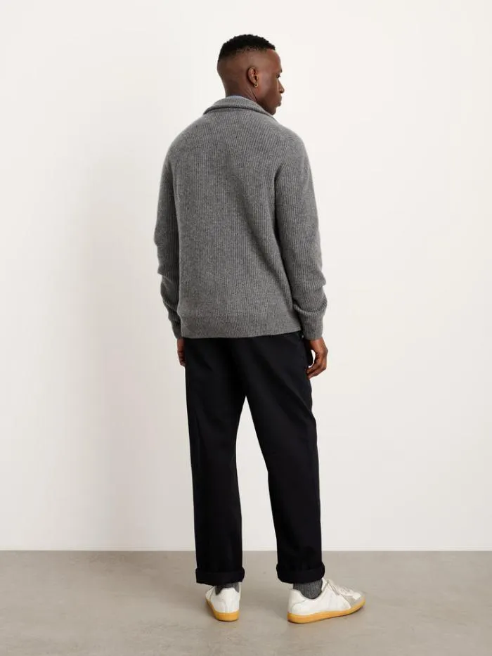 Alex Mill Sweaters Sweatshirts Mitchell Cardigan In Washed Cashmere Heather Pewter 8211 Men