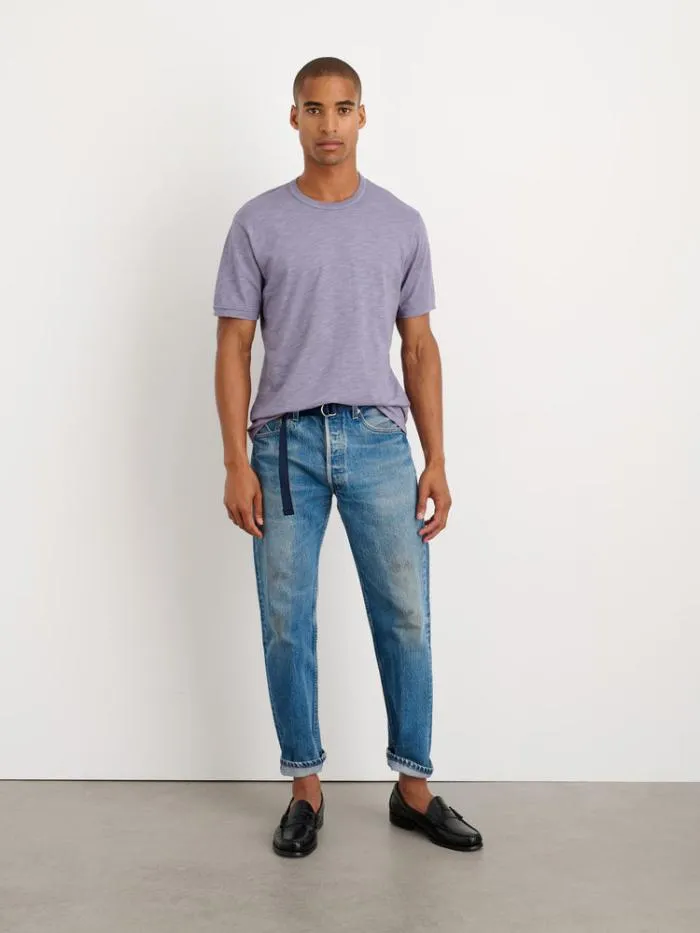 Alex Mill Tees Polos Standard T Shirt In Slub Cotton Ceil Blue 8211 Men
