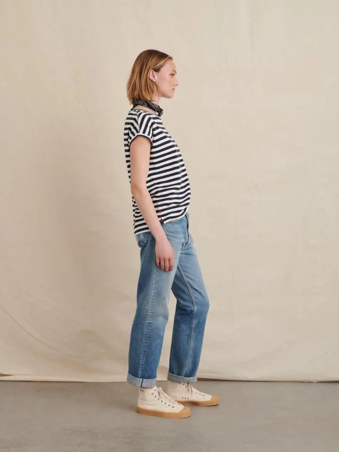 Alex Mill Tees Tanks Dave Tee In Stripe Whitenavy 8211 Women Alex Mill Tees Tanks Dave Tee In Stripe Whitenavy 8211 Women