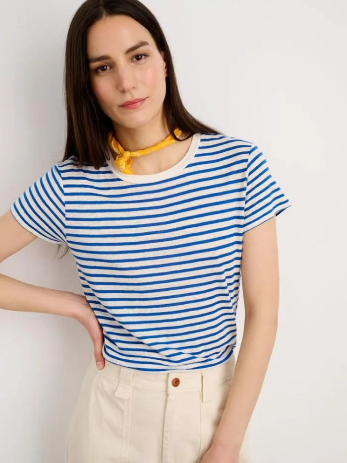 Alex Mill Tees Tanks Prospect Tee In Stripe Bluewhite 8211 Women