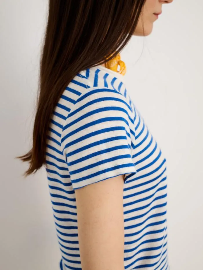Alex Mill Tees Tanks Prospect Tee In Stripe Bluewhite 8211 Women