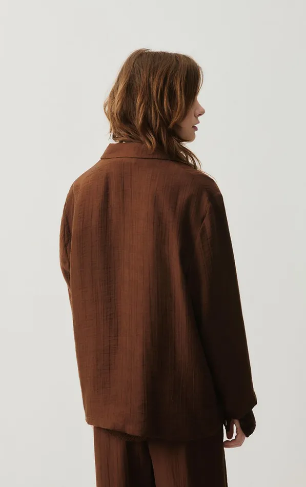 American Vintage Jackets and Blazers Women Blazer Detown Brownie