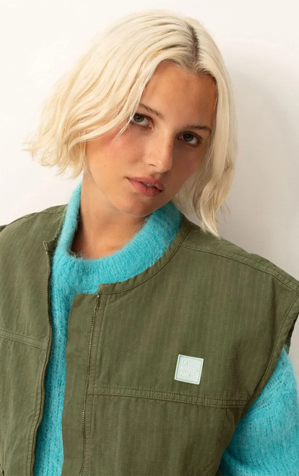 American Vintage Jackets and Blazers Women Jacket Rygybay Khaki