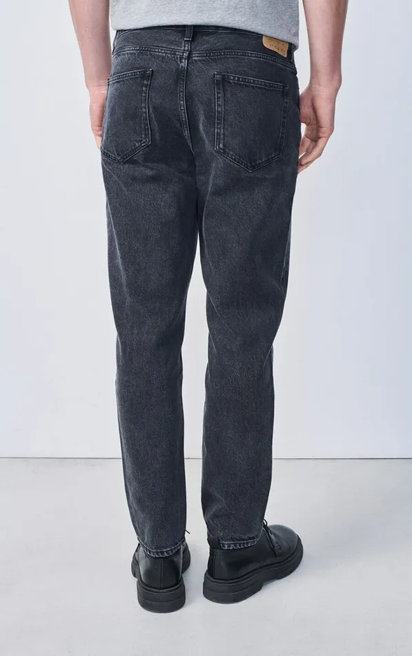 American Vintage Jeans Men Carrot Jeans Yopday Black Salt And Pepper