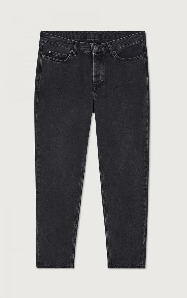 American Vintage Jeans Men Carrot Jeans Yopday Black Salt And Pepper