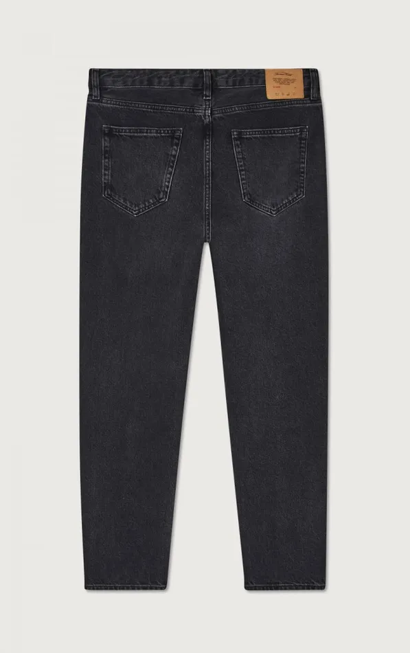 American Vintage Jeans Men Carrot Jeans Yopday Black Salt And Pepper