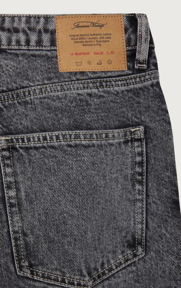 American Vintage Jeans Women Boyfriend Jeans Yopday Grey Salt And Pepper American Vintage Jeans Women Boyfriend Jeans Yopday Grey Salt And Pepper