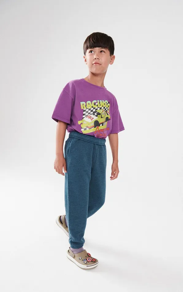 American Vintage Joggers Kids Joggers Doven Overdyed Aster American Vintage Joggers Kids Joggers Doven Overdyed Aster