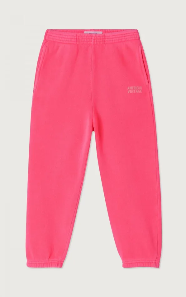 American Vintage Joggers Kids Joggers Izubird Fluorescent Hortensia