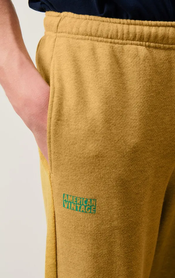 American Vintage Joggers Men Joggers Doven Overdyed Curry American Vintage Joggers Men Joggers Doven Overdyed Curry