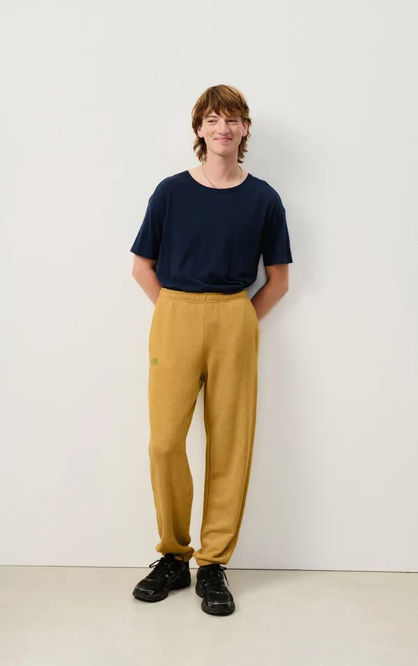 American Vintage Joggers Men Joggers Doven Overdyed Curry American Vintage Joggers Men Joggers Doven Overdyed Curry