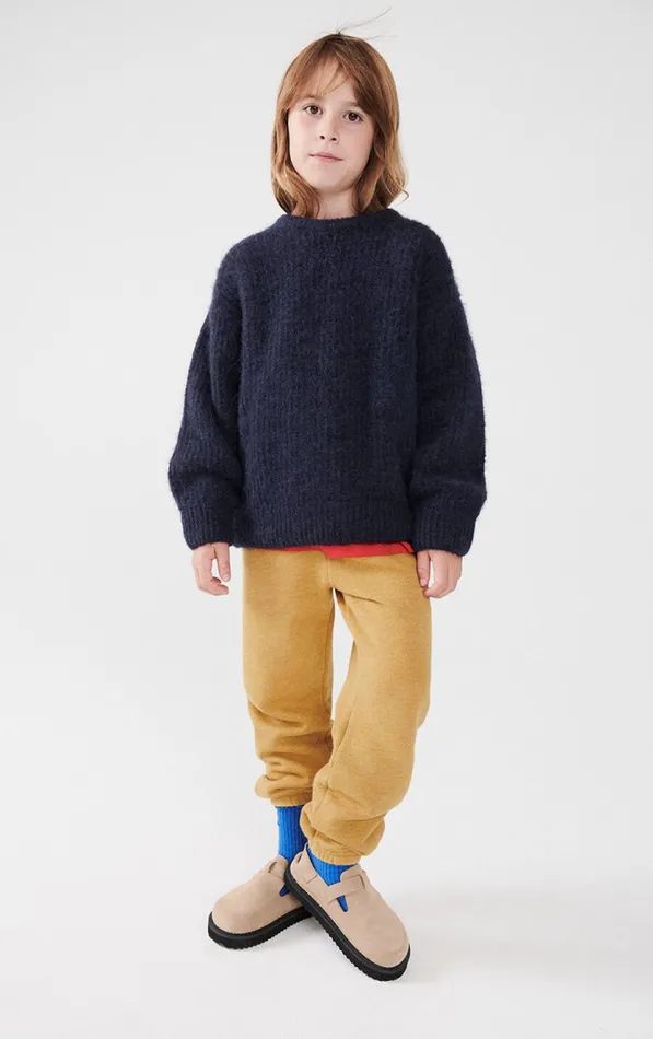 American Vintage Jumpers and Cardigans Kids Jumper East Melange Navy American Vintage Jumpers and Cardigans Kids Jumper East Melange Navy