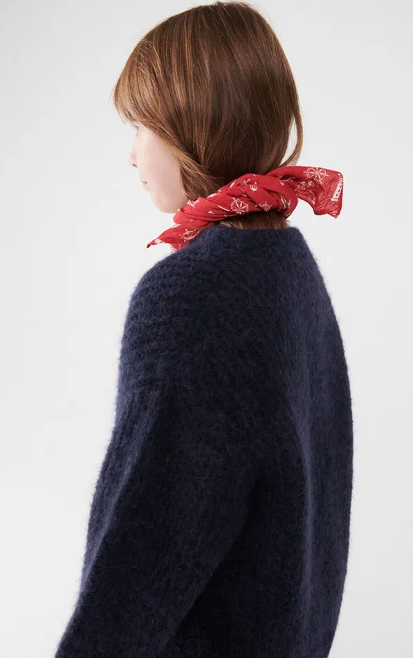 American Vintage Jumpers and Cardigans Kids Jumper East Melange Navy American Vintage Jumpers and Cardigans Kids Jumper East Melange Navy
