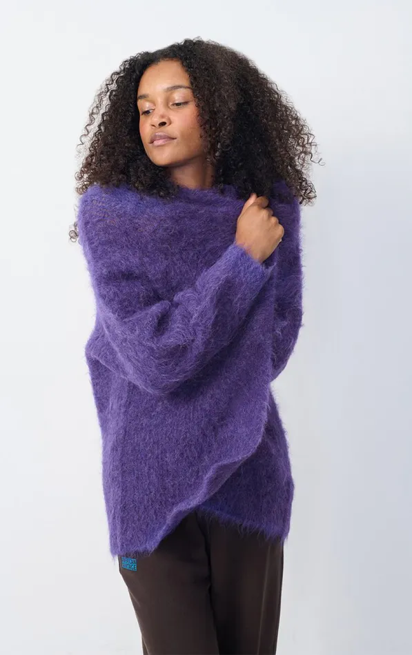 American Vintage Jumpers and Cardigans Women Cardigan Bymi Purple Melange