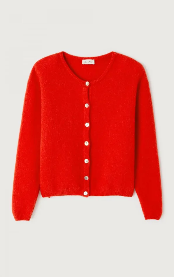 American Vintage Jumpers and Cardigans Women Cardigan Vitow Strawberry