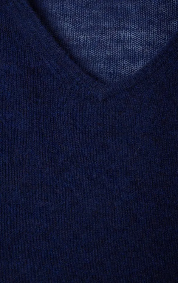 American Vintage Jumpers and Cardigans Women Jumper Dumy Melange Navy