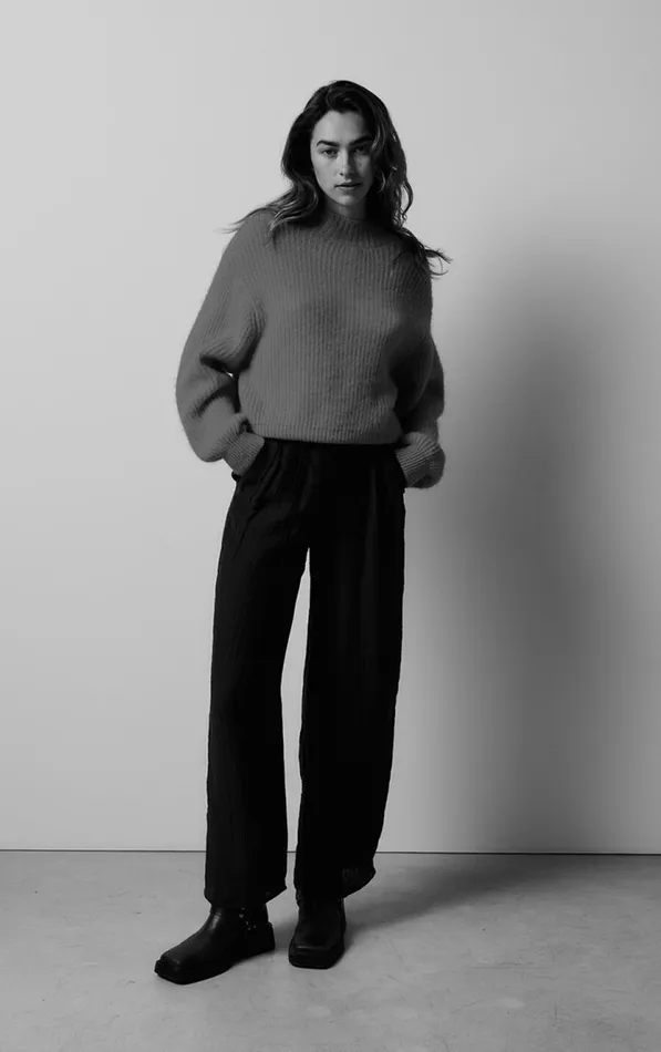American Vintage Jumpers and Cardigans Women Jumper East Melange Pepper American Vintage Jumpers and Cardigans Women Jumper East Melange Pepper