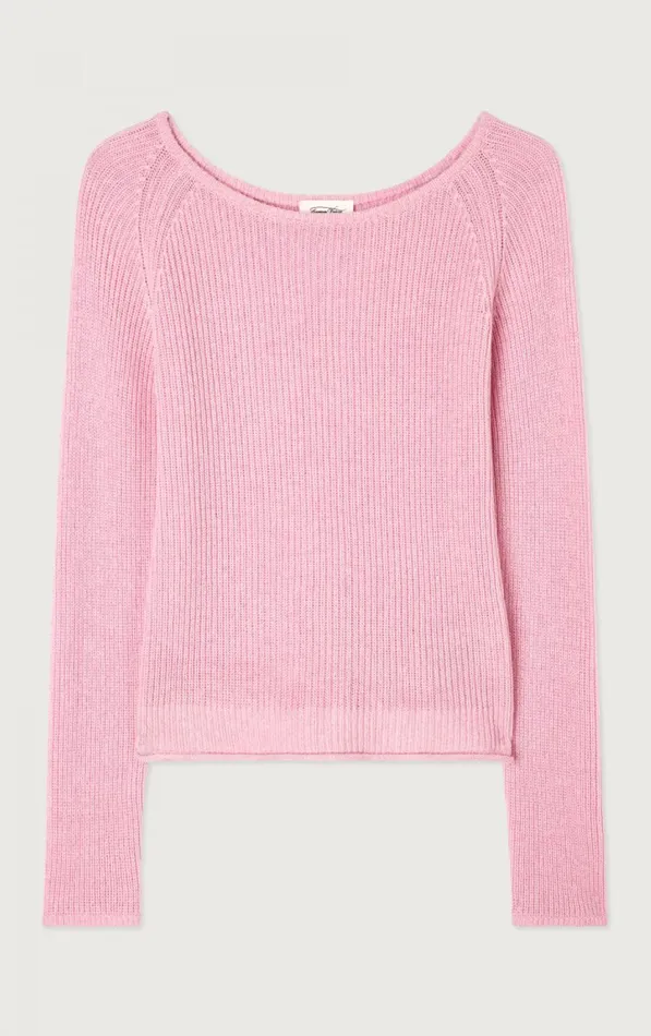 American Vintage Jumpers and Cardigans Women Jumper Falyday Pink Powder Melange