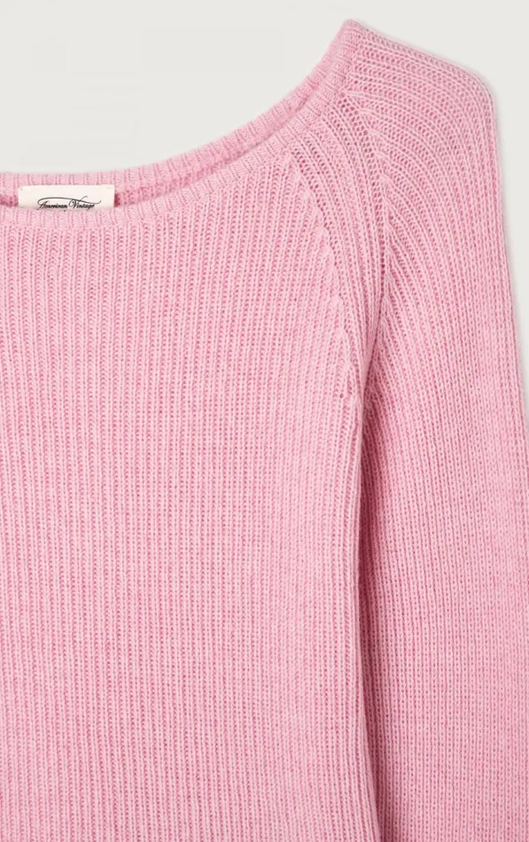 American Vintage Jumpers and Cardigans Women Jumper Falyday Pink Powder Melange