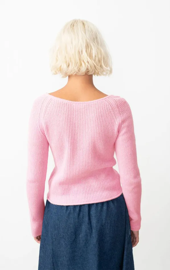 American Vintage Jumpers and Cardigans Women Jumper Falyday Pink Powder Melange