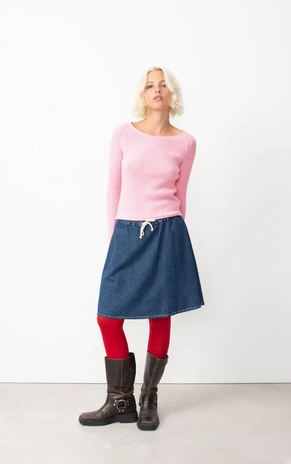 American Vintage Jumpers and Cardigans Women Jumper Falyday Pink Powder Melange