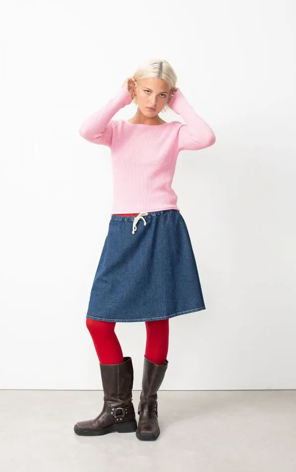 American Vintage Jumpers and Cardigans Women Jumper Falyday Pink Powder Melange