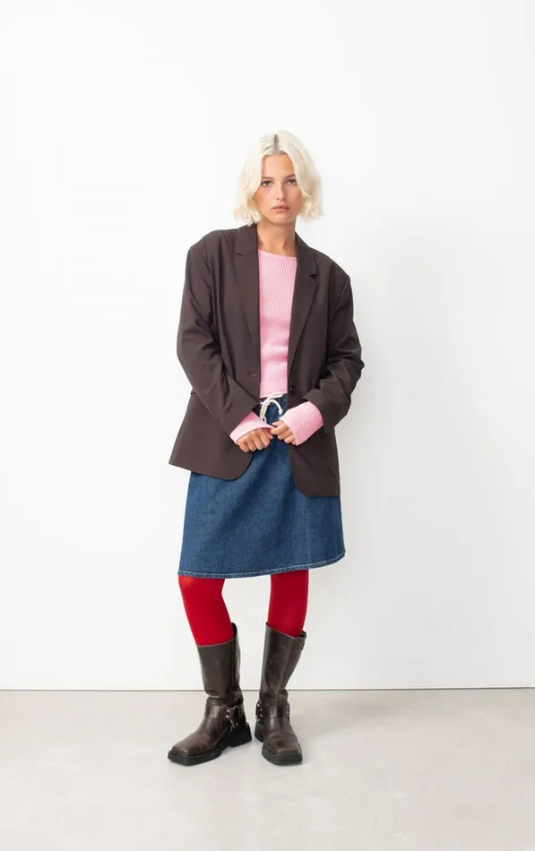 American Vintage Jumpers and Cardigans Women Jumper Falyday Pink Powder Melange