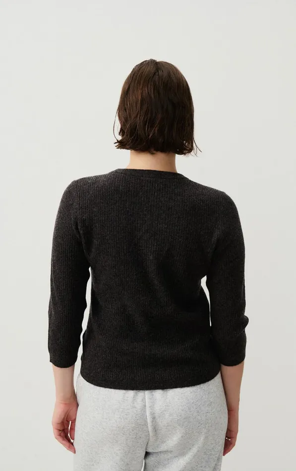 American Vintage Jumpers and Cardigans Women Jumper Raxow Charcoal Melange