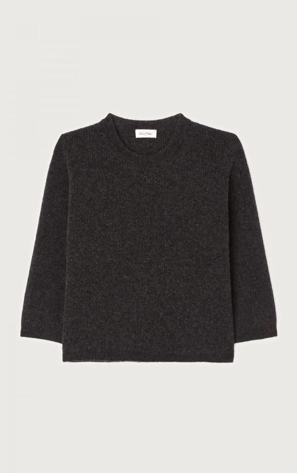American Vintage Jumpers and Cardigans Women Jumper Raxow Charcoal Melange