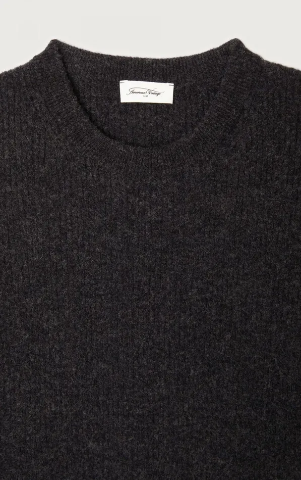 American Vintage Jumpers and Cardigans Women Jumper Raxow Charcoal Melange