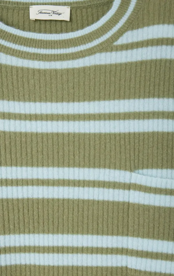 American Vintage Jumpers and Cardigans Women Jumper Raxow Crystal Stripes Rim American Vintage Jumpers and Cardigans Women Jumper Raxow Crystal Stripes Rim