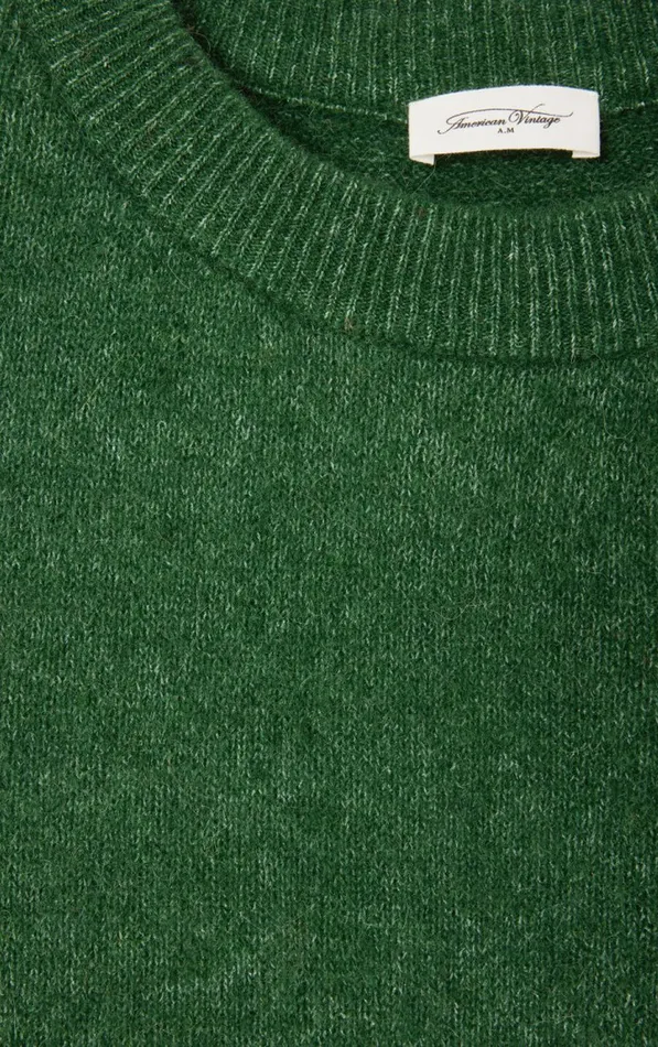 American Vintage Jumpers and Cardigans Women Jumper Vitow Melange Basil