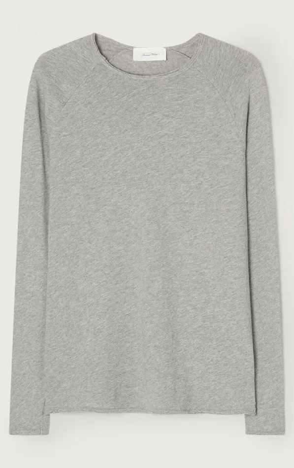 American Vintage Long Sleeve TShirts Men TShirt Sonoma Heather Grey American Vintage Long Sleeve TShirts Men TShirt Sonoma Heather Grey