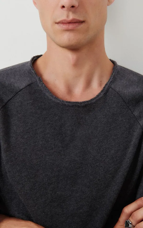 American Vintage Long Sleeve TShirts Men TShirt Sonoma Melange Charcoal American Vintage Long Sleeve TShirts Men TShirt Sonoma Melange Charcoal