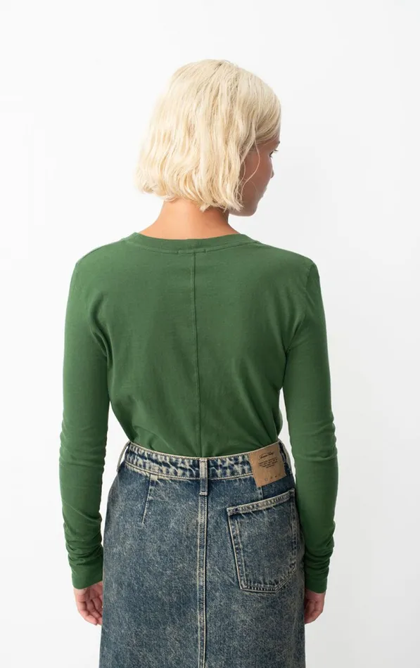 American Vintage Long Sleeve TShirts Women TShirt Gamipy Basil American Vintage Long Sleeve TShirts Women TShirt Gamipy Basil