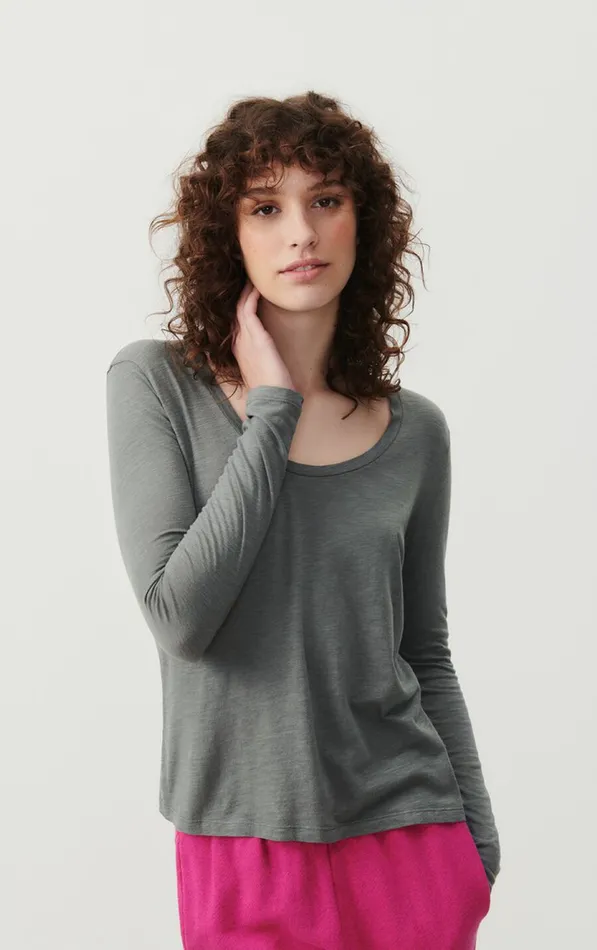 American Vintage Long Sleeve TShirts Women TShirt Jacksonville Metal Vintage